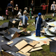 Illustration for article titled Adorable kaiju birthday party has five-year-olds smashing a cardboard city